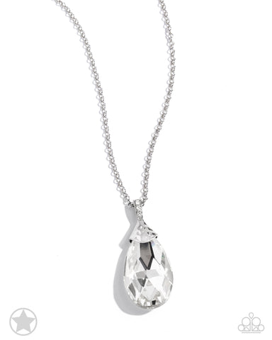 Spellbinding Sparkle White Necklace