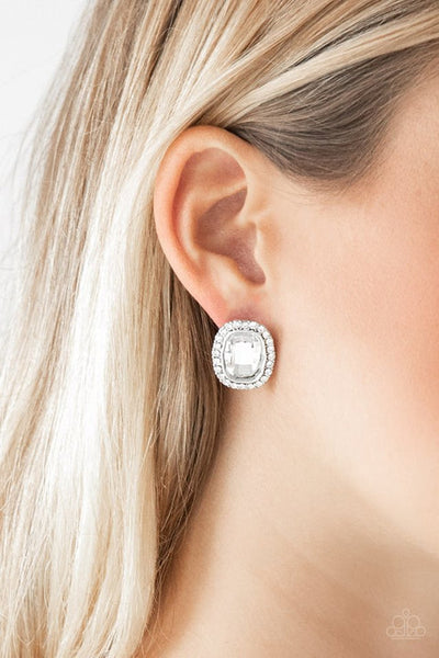 The Modern Monroe White Post Earring