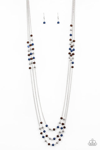 Seasonal Sensation Blue Necklace