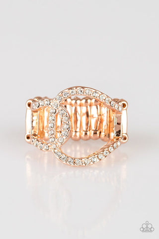 Radial Radiance Rose Gold Ring