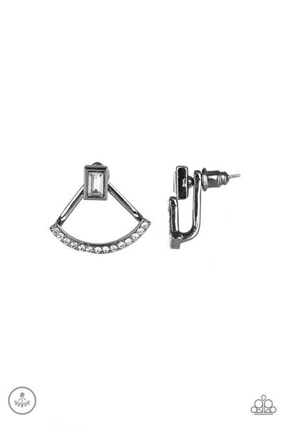Delicate Arches Black Post Earring