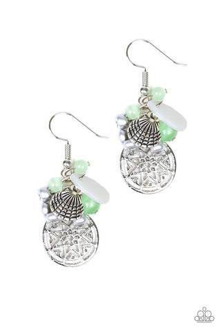 Ocean Oracle Green Earrings