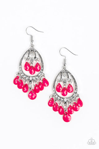 Gorgeously Genie Pink Earrings