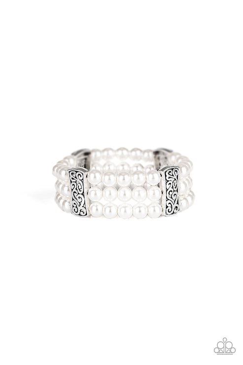 Ritzy Ritz White Bracelet