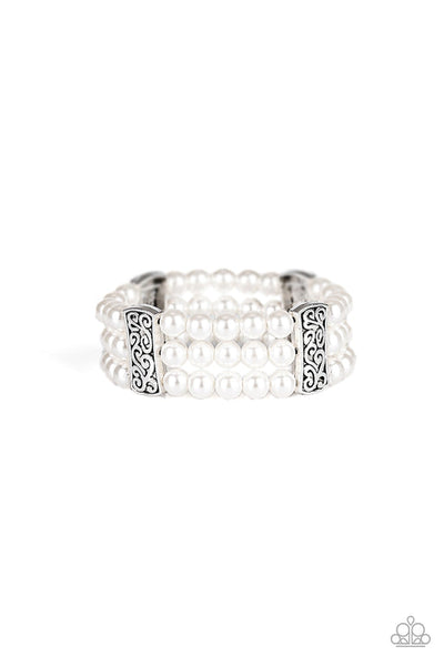 Ritzy Ritz White Bracelet