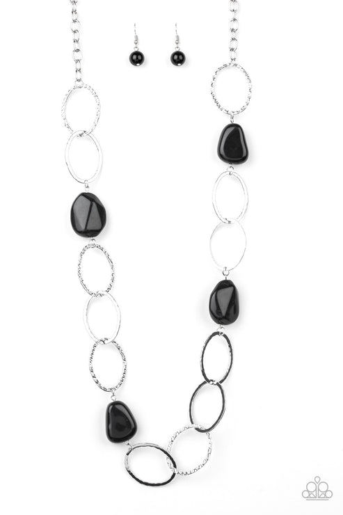 Modern Day Malibu Black Necklace