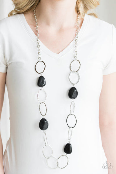 Modern Day Malibu Black Necklace