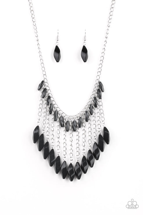 Venturous Vibes Black Necklace