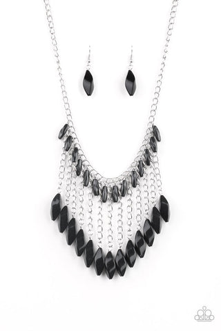 Venturous Vibes Black Necklace