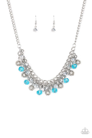 Party Spree Blue Necklace