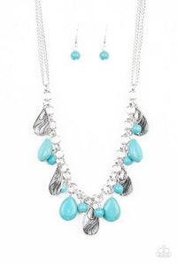 Terra Tranquility  Blue Necklace