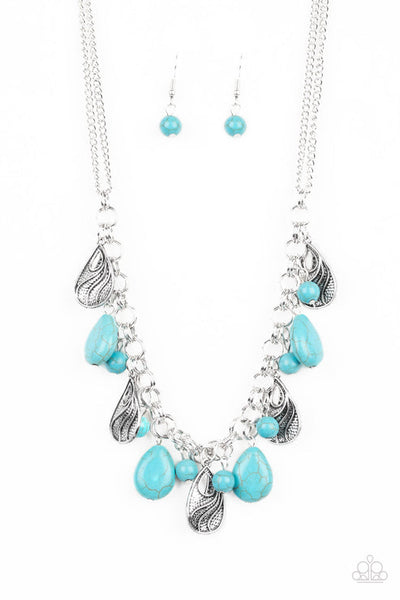 Terra Tranquility  Blue Necklace