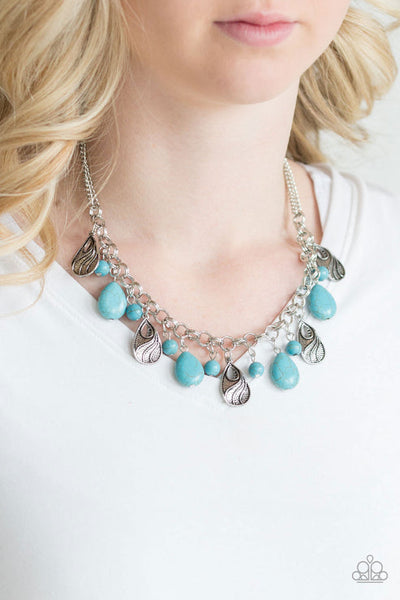 Terra Tranquility  Blue Necklace