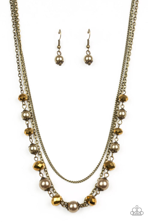 Tour De Demure Brass Necklace