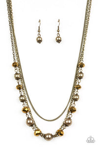 Tour De Demure Brass Necklace