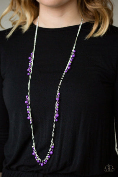 Miami Mojito Purple Necklace