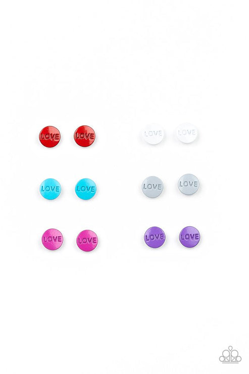 Starlet Shimmer "Love' Post Earring