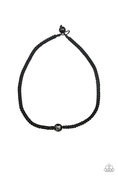 Go Climb A Mountain Black Urban Necklace