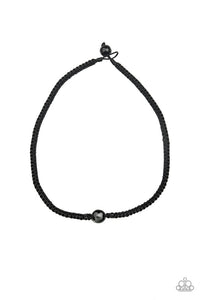 Go Climb A Mountain Black Urban Necklace