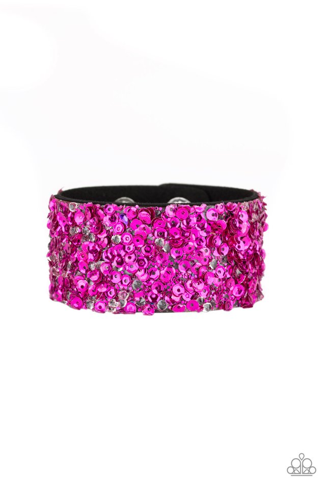 Starry Sequins  Pink Bracelet