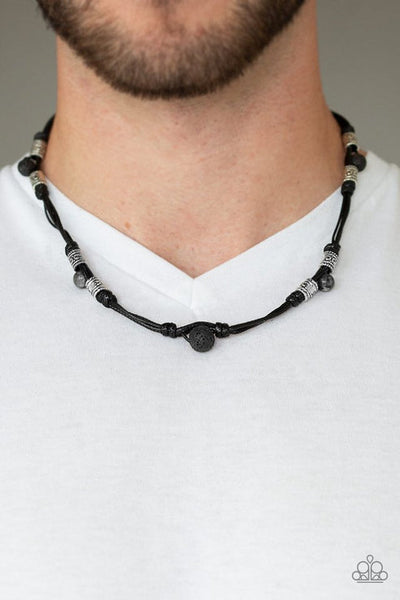 Tiki Throwback Black Urban Necklace