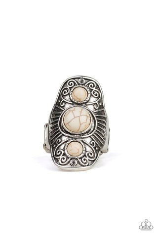 Stone Oracle White Ring