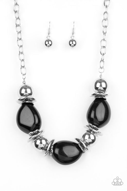 Vivid Vibes Black Necklace