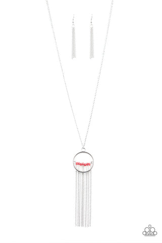 Terra Tassel Red Necklace