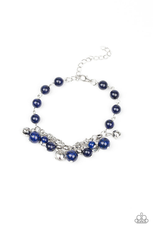 Glossy Glow Blue Bracelet