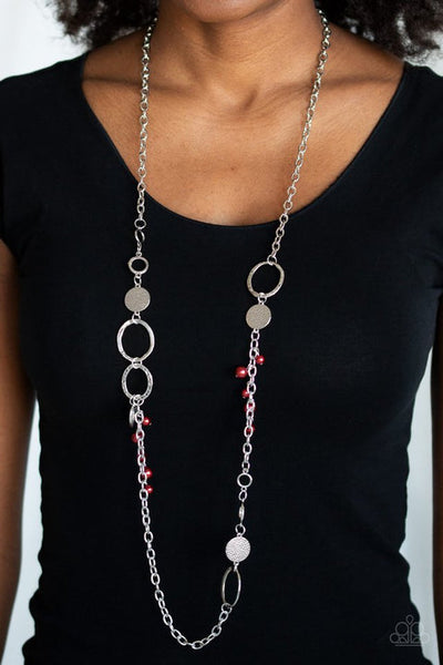 Unapologetic Flirt Red Necklace