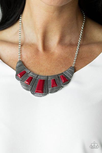 Lion Den Red Necklace
