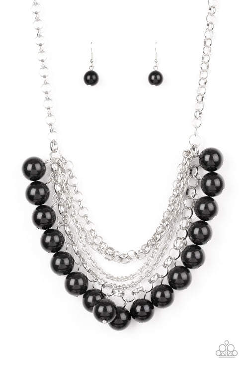 One-Way WALL STREET Black Necklace