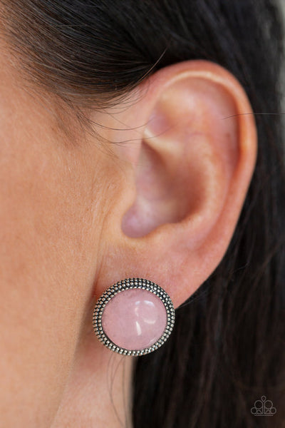 Desert Dew Pink Post Earring