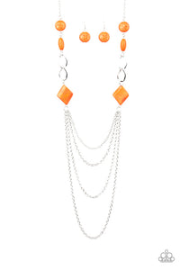 Desert Dawn Orange Necklace