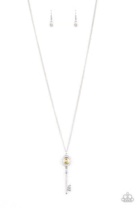 Secret Shimmer Yellow Necklace