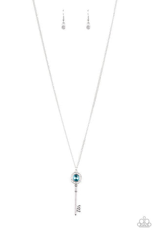 Secret Shimmer Blue Necklace