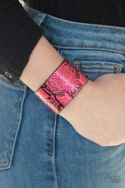 It's A Jungle Out There Pink Urban Bracelet