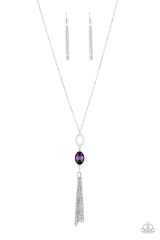 Unstoppable Glamour Purple Necklace