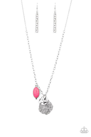 Free-Spirited Forager Pink Necklace