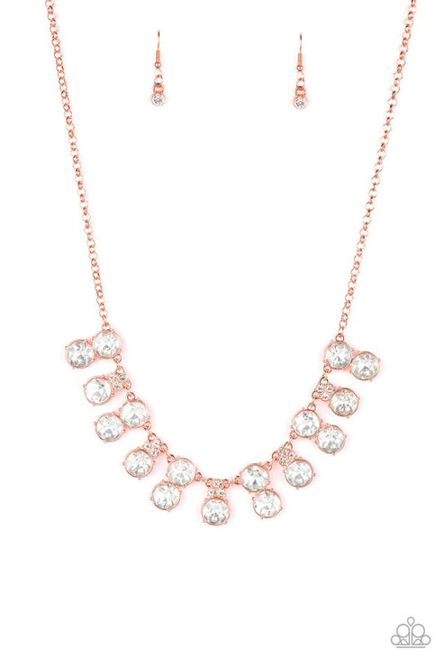 Top Dollar Twinkle Copper Necklace