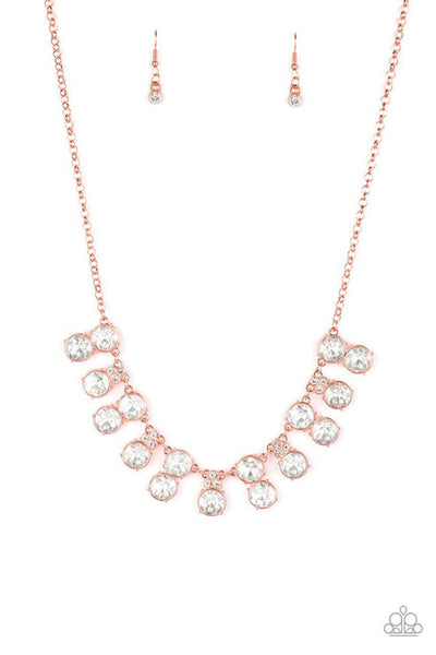 Top Dollar Twinkle Copper Necklace