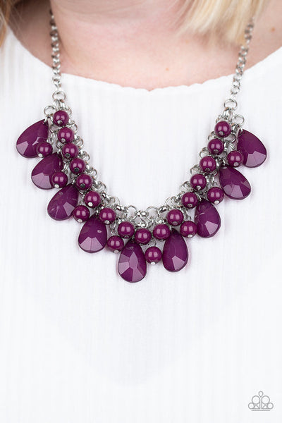 Endless Effervescence Purple Necklace