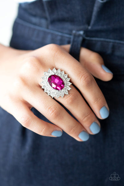 Secret Garden Glow Pink Ring