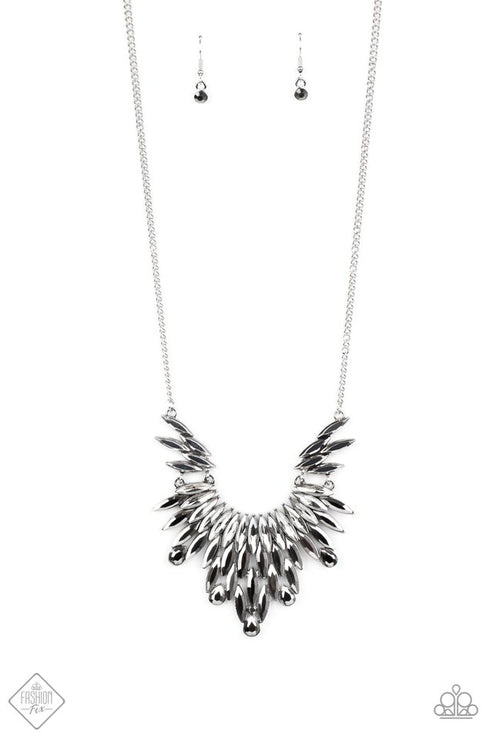 Leave It To LUXE Silver Necklace