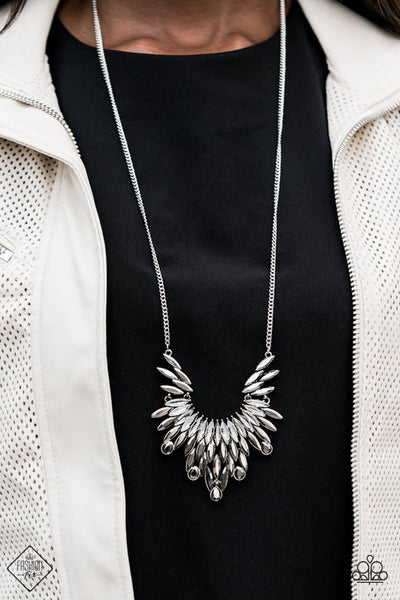 Leave It To LUXE Silver Necklace