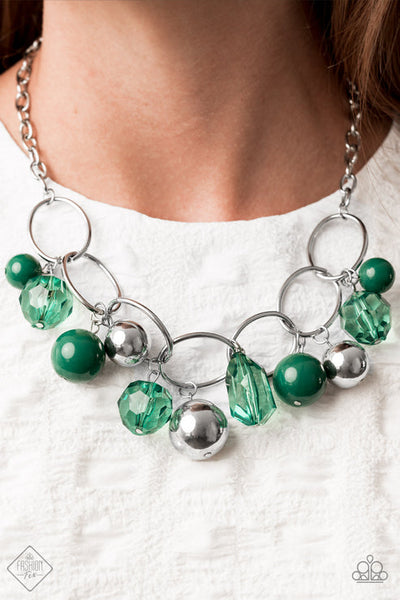 Cosmic Getaway Green Necklace