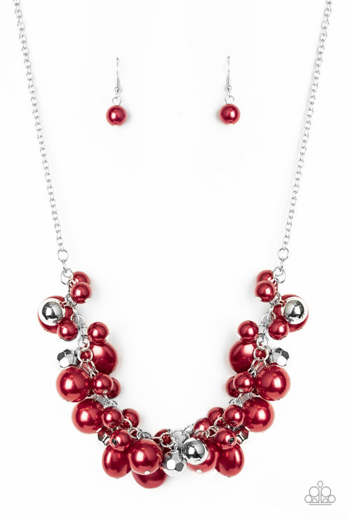 Battle Of The Bombshells Red Necklace