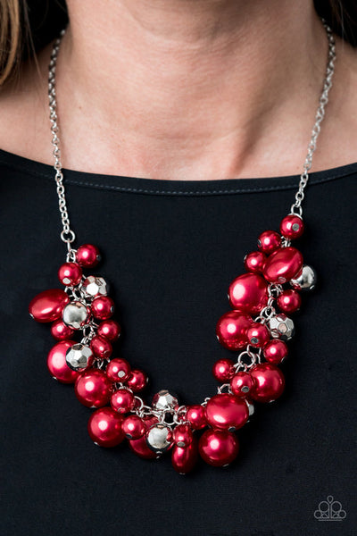 Battle Of The Bombshells Red Necklace