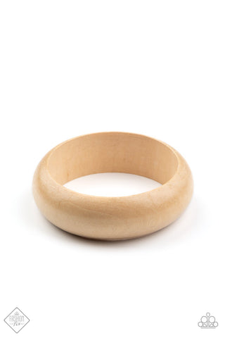 Whimsically Woodsy White Bracelet