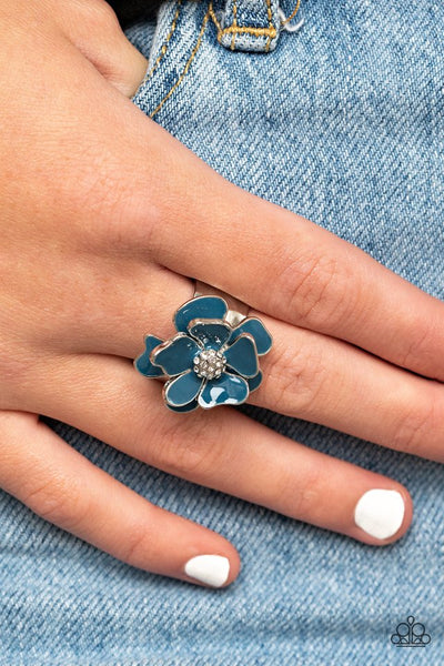 Hibiscus Holiday Blue Ring